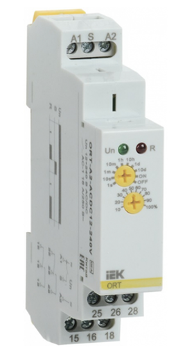 Реле задержки включения ORT 2 контакта 12-240 В AС/DC IEK ONI ORT-A2-ACDC12-240V