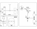 Люстра на штанге Ambrella Light LH LH56083
