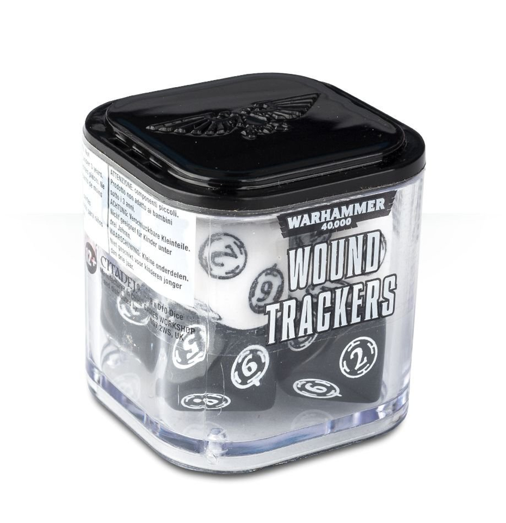 Warhammer 40,000 Wound Trackers - White/Black