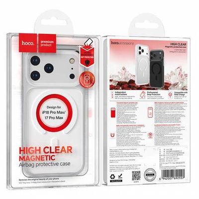 Чехол Hoco IP 18 PRO MAX/17 PRO MAX S01 (white)