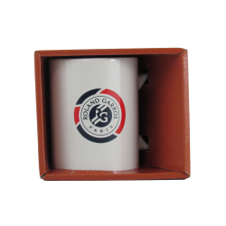 Kubek Roland Garros Cup - white/logo