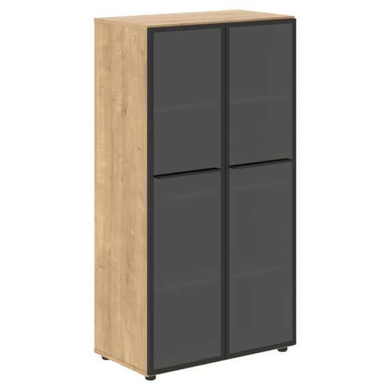 Шкаф со стеклянными дверьми LMC 80.2  800х430х1517 LOFTIS