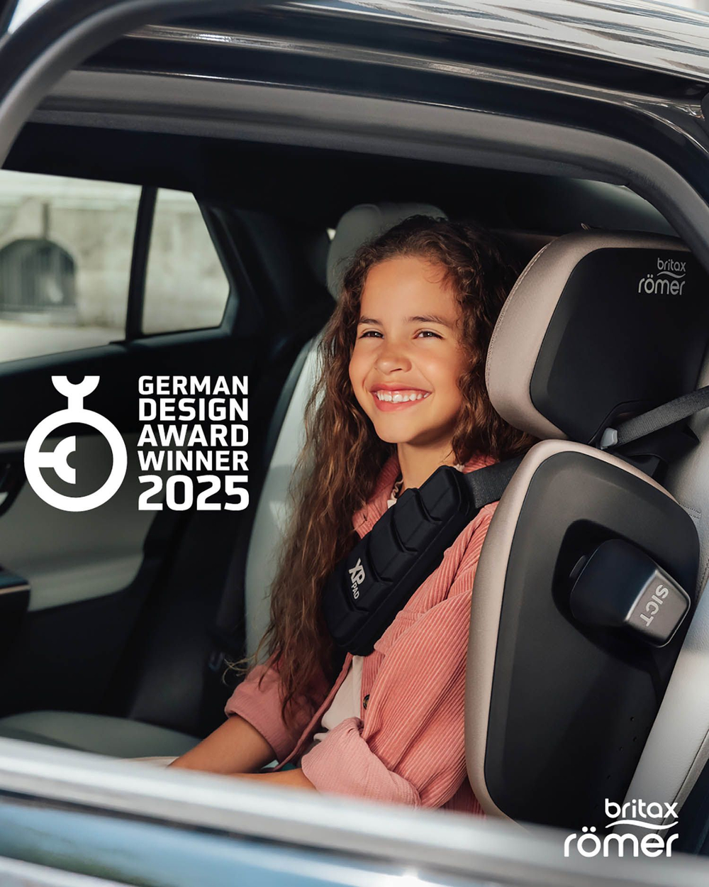Автокресло 2/3 Britax Roemer KIDFIX PRO i-SIZE Style Teak, от 3,5 до 12 лет, 15-36 кг (100 - 150 см), isofix, бежевый