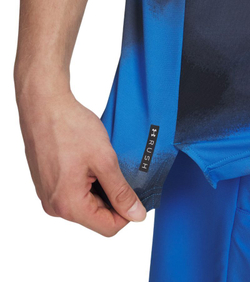 Мужская теннисная футболка Under Armour Vanish Energy Printed Short Sleeve - blue atlantis