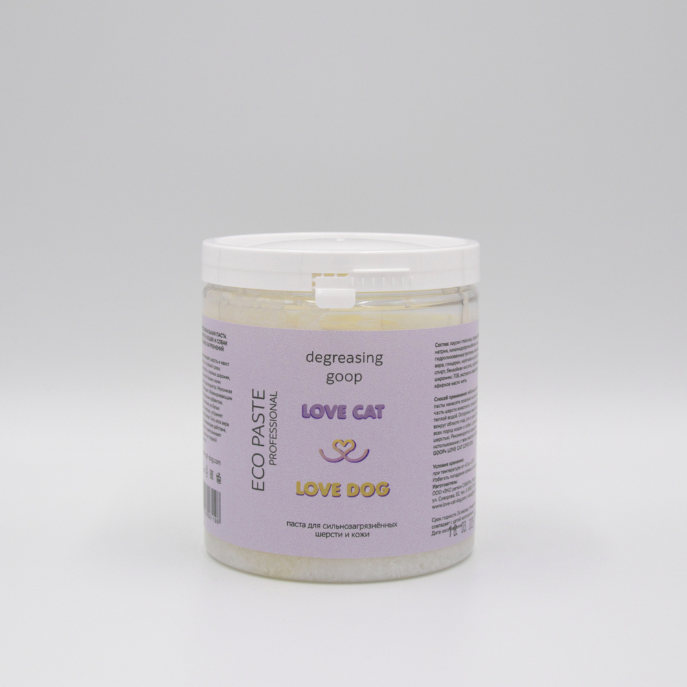 Паста для сильно-загрязненных шерсти и кожи DEGREASING GOOP PROFESSIONAL