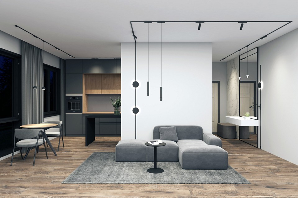 Накладной светильник Denkirs AIR LINEAR DK5360-BK