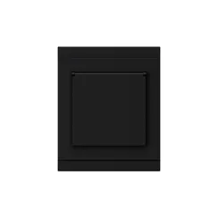 Розетка с крышкой KRANZ Sete Антрацит KR-79-0728-4