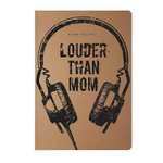 Тетрадь А5 40л. клетка "Louder than mom" (BrunoVisconti)