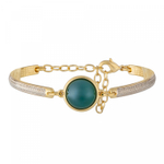 Браслет Possebon Pearl Green Agate C3363.17 G/G
