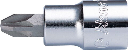 Торцевая головка короткая 1/4" PZ2, 2023PZ2, Hans