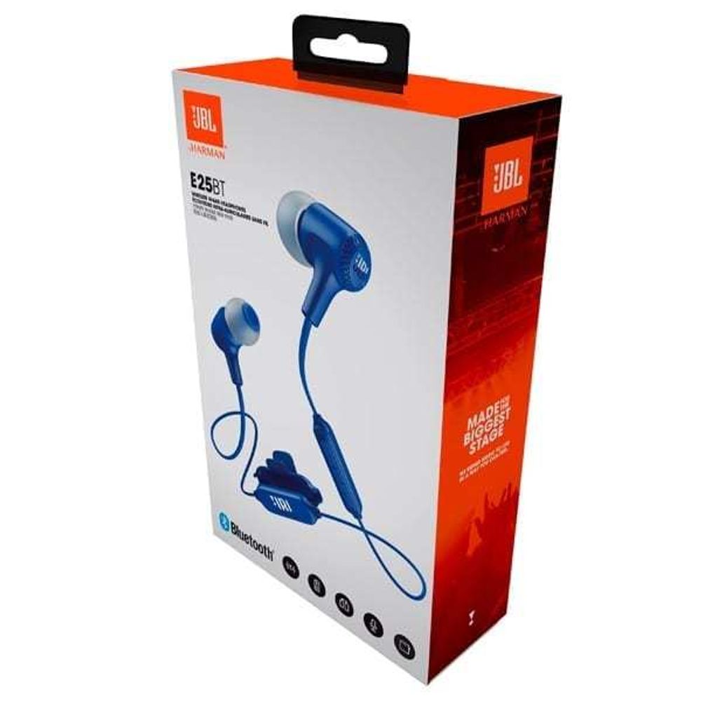 Беспроводные наушники JBL E25BT Blue, внутриканальные - 2
