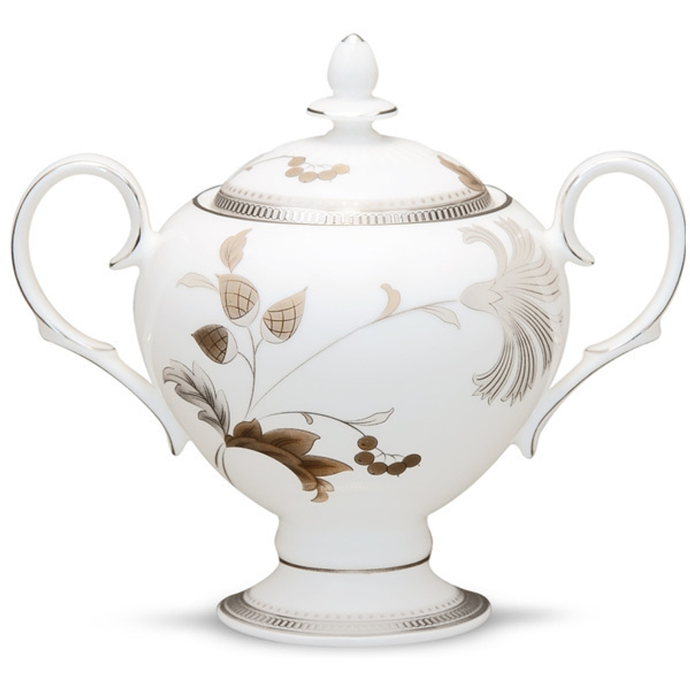 Сахарница Noritake Айла платиновый кант 300мл