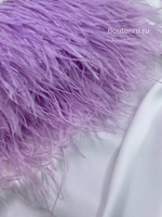 Перо глициния (лавандовое)