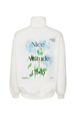 «City vibe half-zip» Свитшот свободного кроя с принтом.