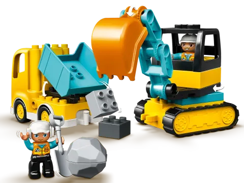 Конструктор LEGO Duplo 10931 Конструктор Грузовой и гусеничный экскаватор