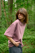 Футболка Nothomme Blue Retro Mountain Print Coolmax Pro T-Shirt "Gray Rose"