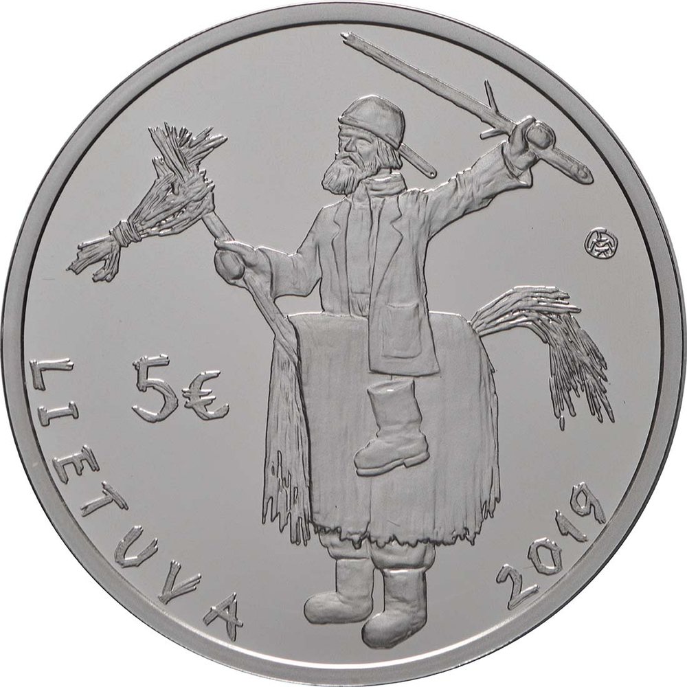 ЛИТВА, 2019, 5 ЕВРО [PROOF] [СЕРЕБРО]