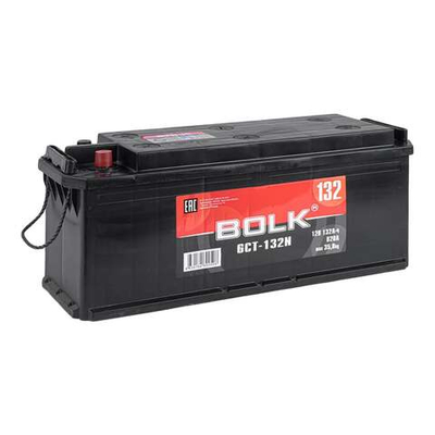 Аккумулятор BOLK Standart 132 А/ч R+(4) 514x175x210 MAC110 Ca/Ca EN 820 А