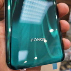 Крышка для Honor 30 - задняя стеклянная панель "Высокое качество" (зелёного цвета)