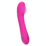 Розовый вибромассажер Insatiable G Inflatable G-Wand с функцией расширения - 21,5 см. (Цвет: розовый)