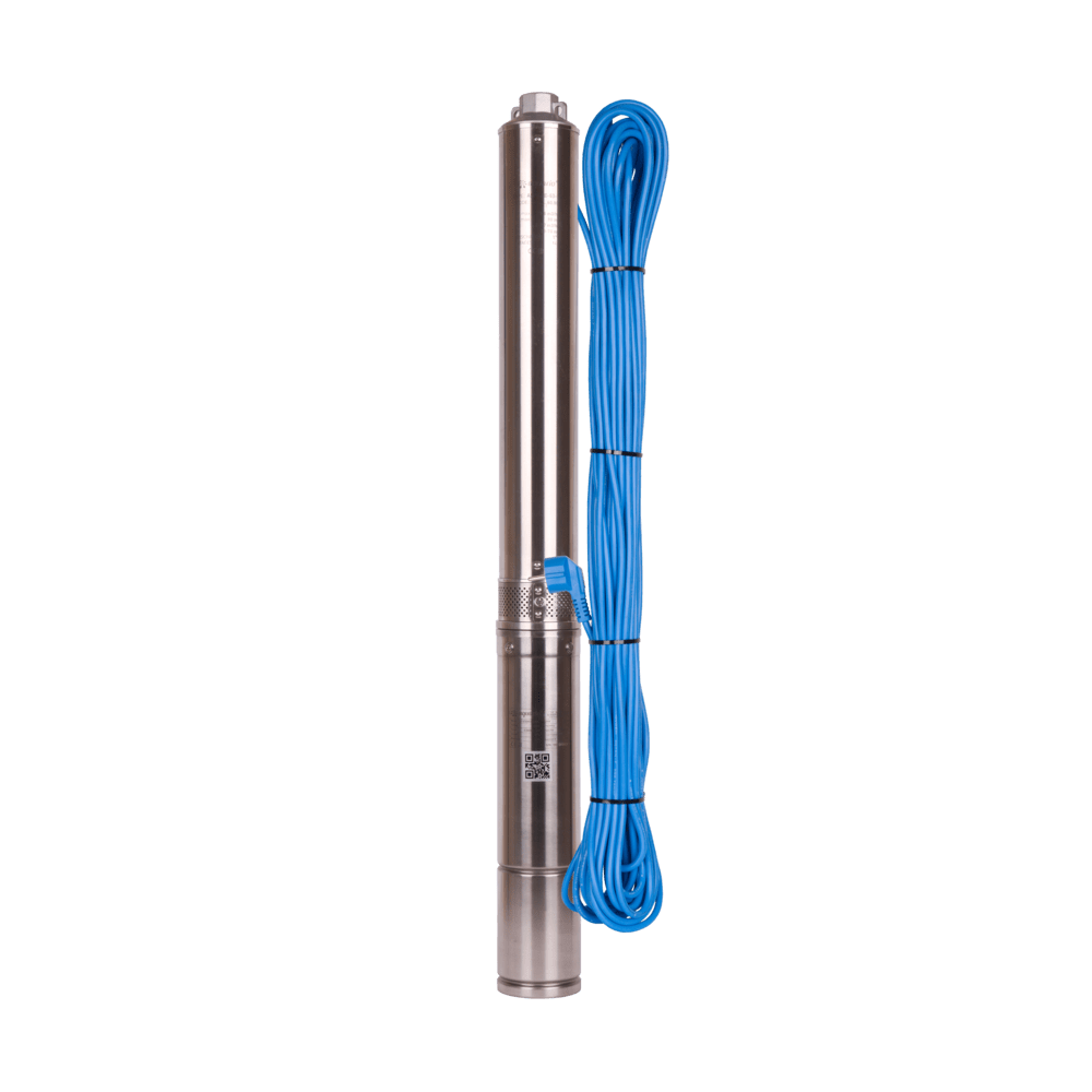 Скважинный погружной насос Aquario ASP1.8E-63-90 с кабелем 60 м