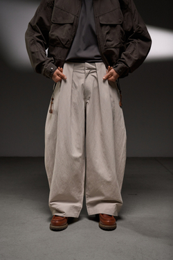 Брюки Blue Monte Pleated Casual Pants "Yunfeng White"