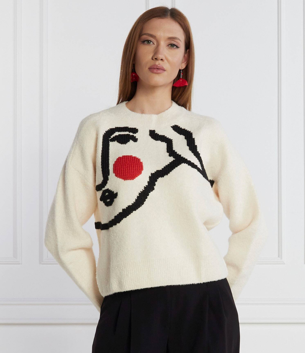 Свитер Desigual - экрю(23WWJF87)
