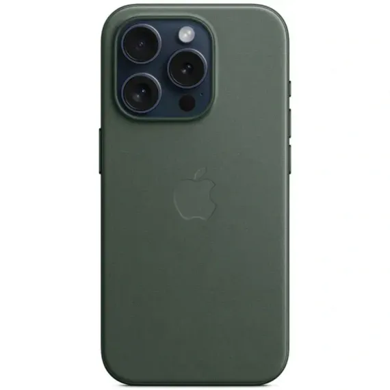 Чехол Apple FineWoven with MagSafe для iPhone 15 Pro Max Evergreen