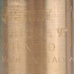 Клапан обратный STOUT 1/2" с латунным штоком