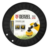 Леска для триммера двухкомпонентная круглая, 3,0мм х 123м, на DIN катушке EXTRA CORD Denzel — фото 3