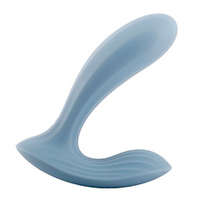 Голубой интерактивный вибратор для точки G Svakom Erica Dusty-Blue App-Controlled Wearable Vibrator SC015A-DB