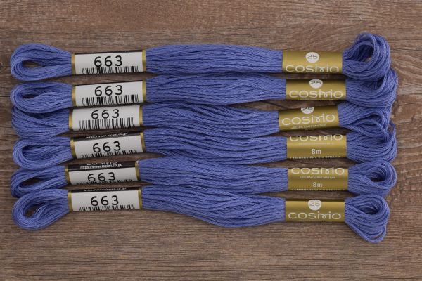 Мулине Lecien Cosmo, цв. 0663 / 6 мот. по 8 метров, в 6 сложений