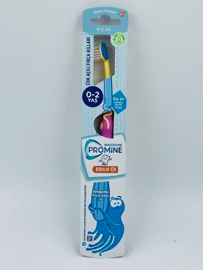 Sensodyne Зубная щетка розовая Promine Extra Soft для малышей от 0 до 2 лет (Германия)