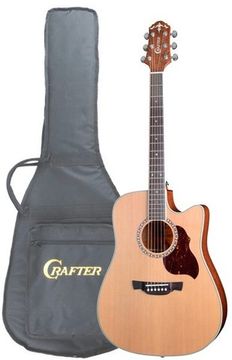 Гитара электроакустическая CRAFTER DE-7 N Чехол