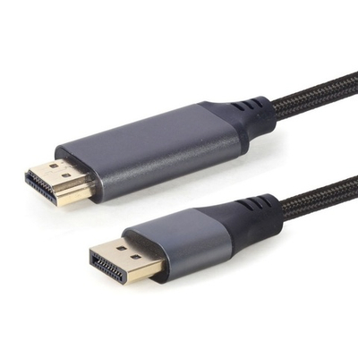 Кабель Gembird/Cablexpert DisplayPort-HDMI 1,8м, 20M/19M, черный, (CC-DP-HDMI-6)