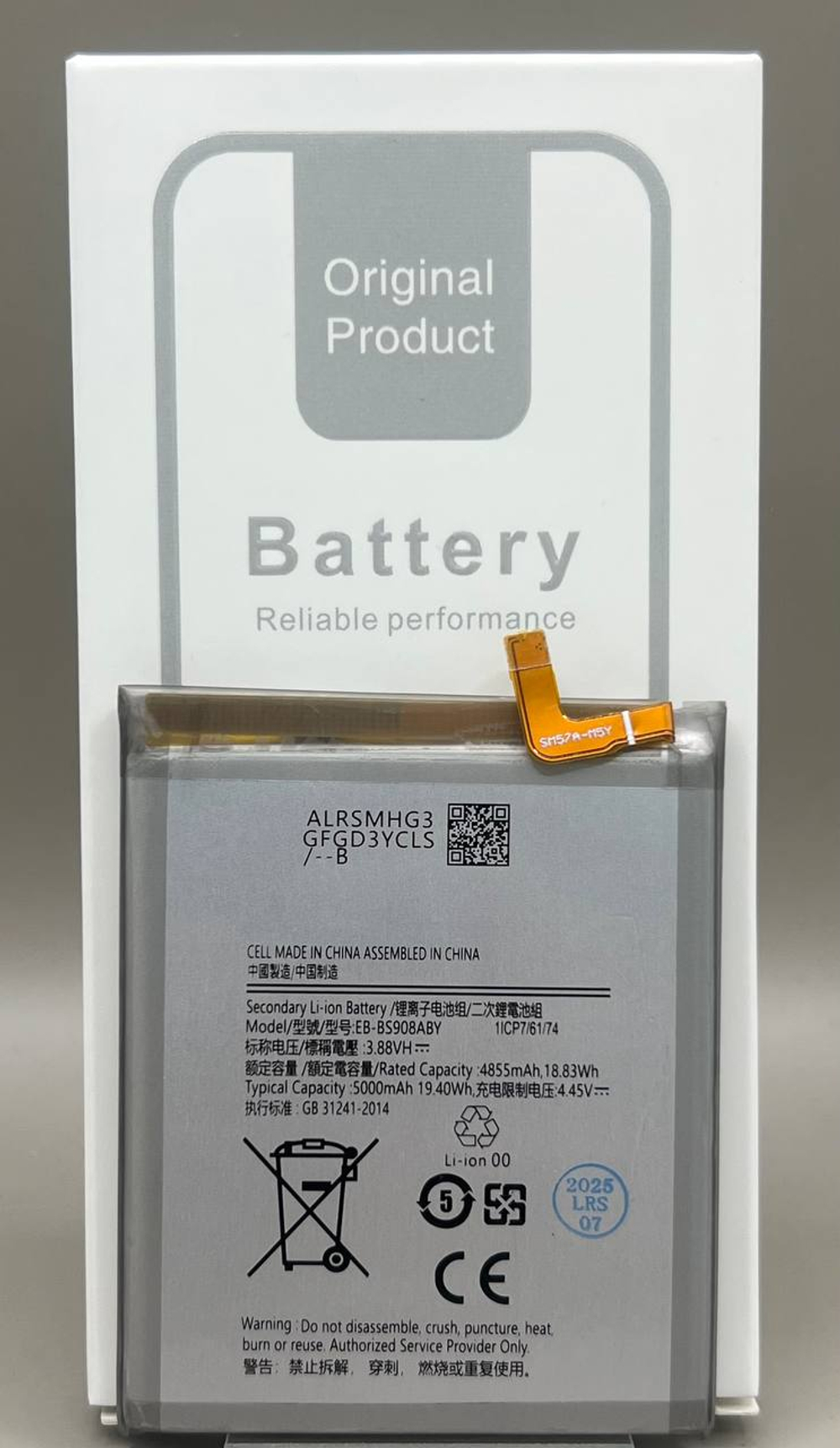 АКБ Батарея Аккумулятор Samsung S22 ULTRA/S908B EB-BS908ABY 100% Capacity