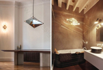 Pendant design lamp  Maxhedron Horizontal by Bec Brittain (Amber)
