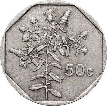 50 центов 1991-2007 Мальта