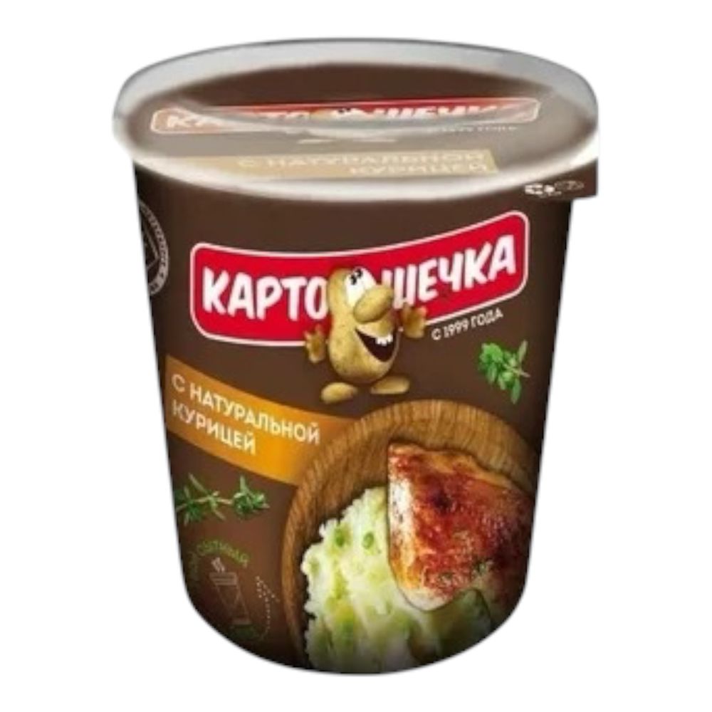 КАРТОШЕЧКА Пюре картоф. с кус курицей (т/с) 41г*12