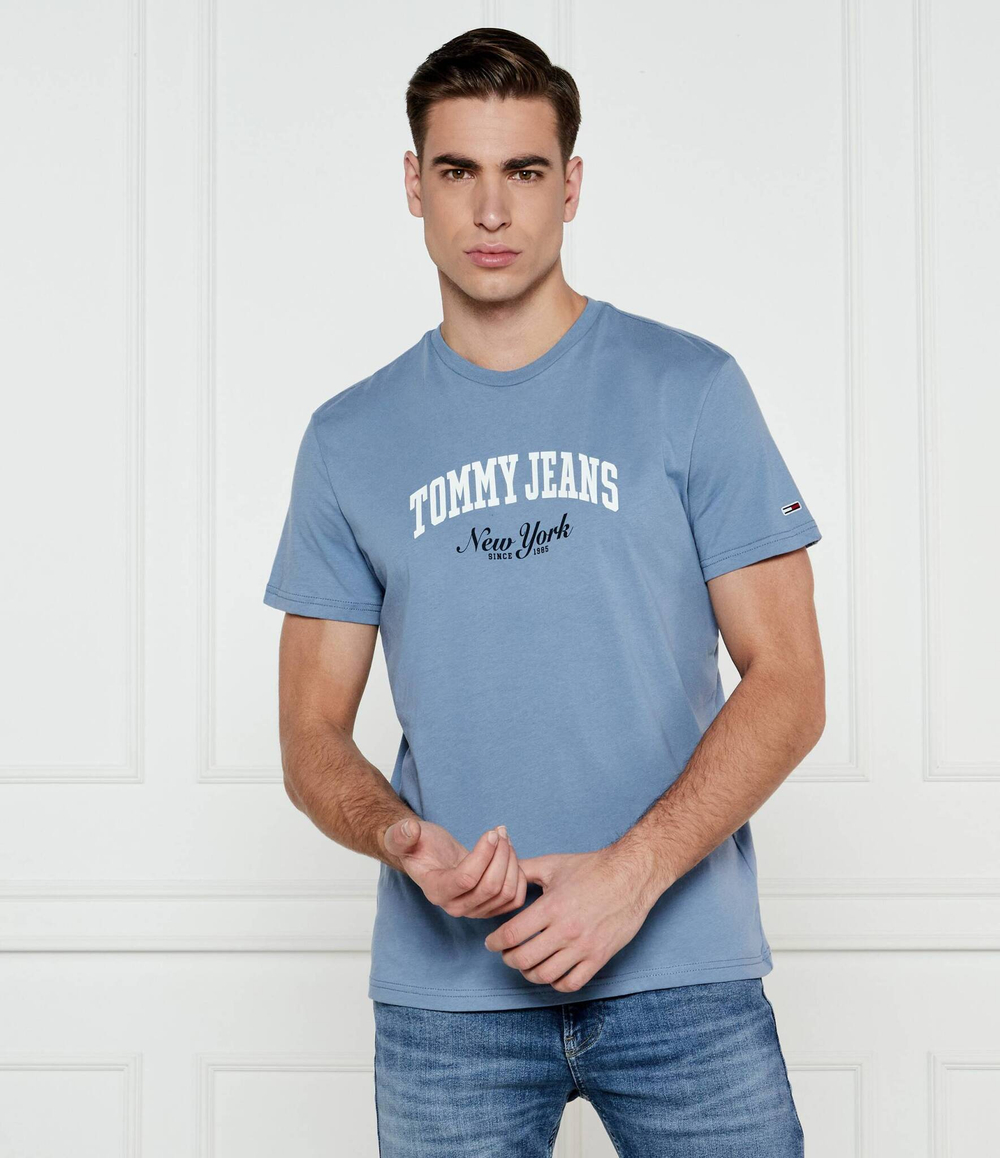 Футболка VARSITY POP Tommy Jeans - голубой(DM0DM20362)
