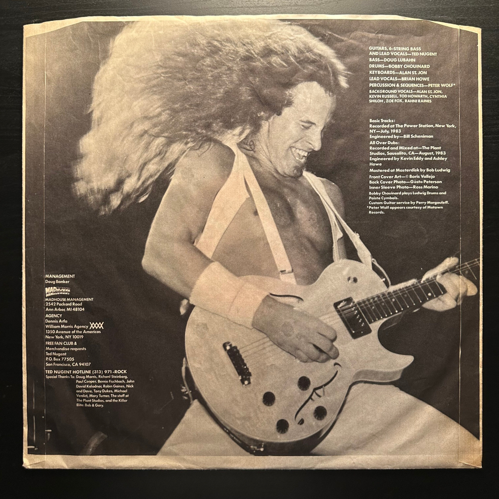 Ted Nugent ‎– Penetrator (Франция 1984г.)