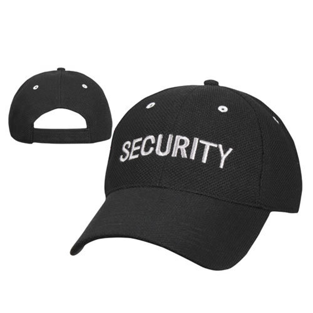 Бейсболка ROTHCO Hat SECURITY BASEBALL BLACK