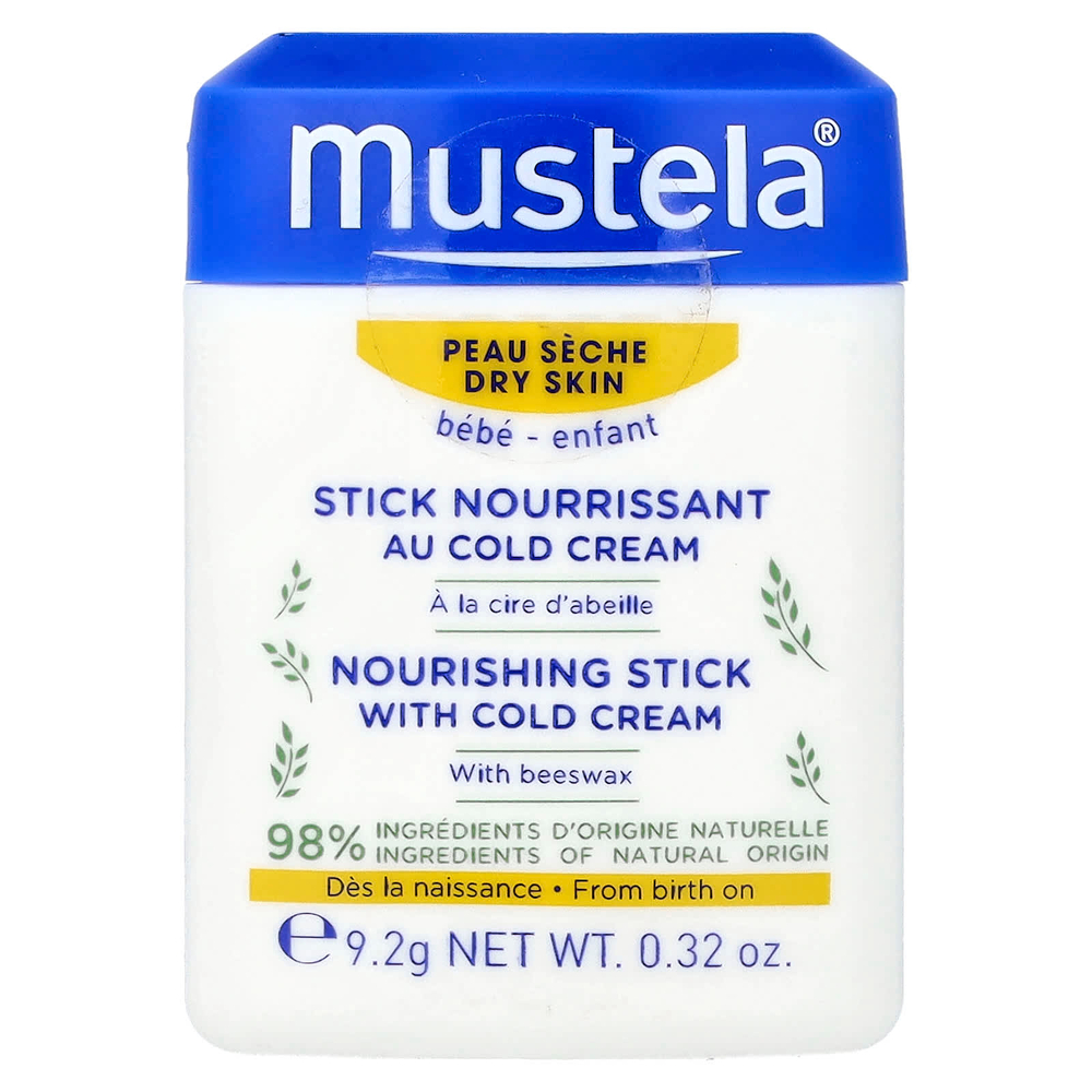 Mustela, питательный стик с холодным кремом, для сухой кожи, 9,2 г (0,32 унции)