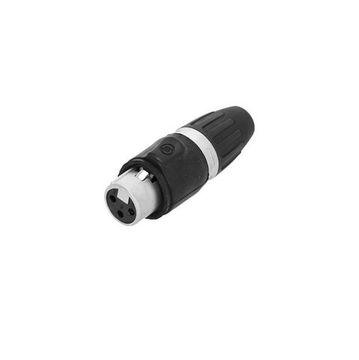 Adam Hall K4CXF3IP65 - разъем XLR (F), 3-pin, IP65, черный