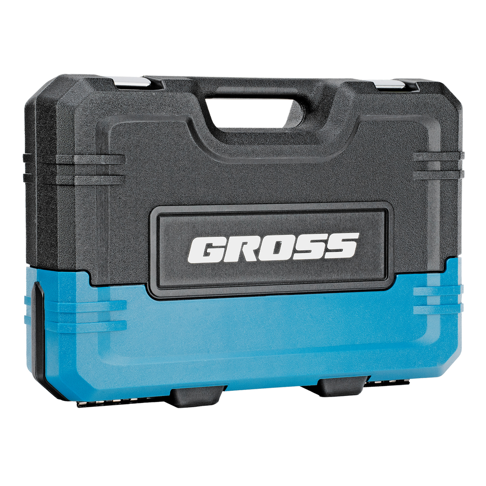 Набор инструментов, 1/4", 1/2", CrV, 120 зубьев, 82 предмета Gross