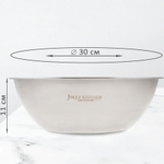 Миска-салатник Jolly Kitchen F7, 30 см, 5 л, нержавеющая сталь