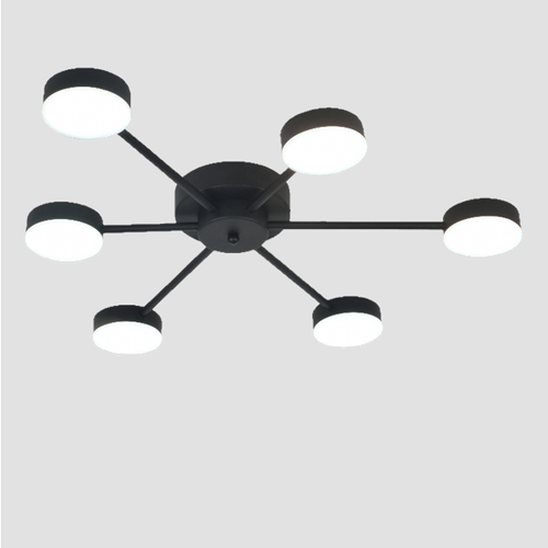 Потолочная светодиодная люстра Mirastyle XL-20603/6 BK