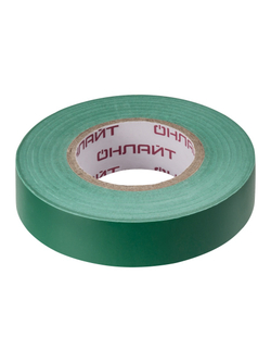 Изолента ПВХ 15мм (рул.20м) 71 680 OIT-B15-20/G зел. ОНЛАЙТ 71680