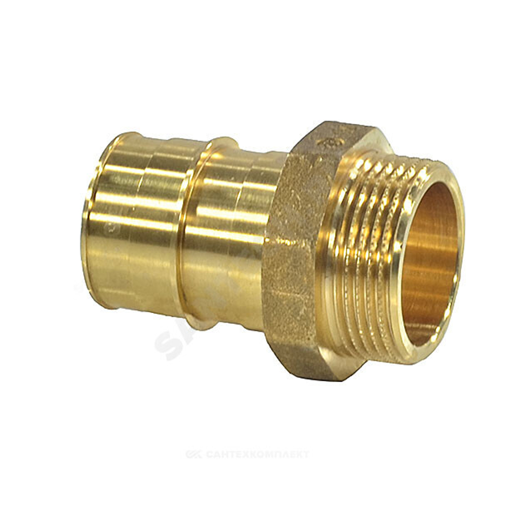 Муфта для PE-X труб радиальная латунь Дн 20х1/2" НР GX107 Giacomini GX107Y034
