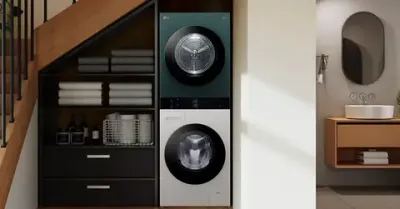 Стиральная машина LG W4W8LVPK2HM зеленый,бежевый